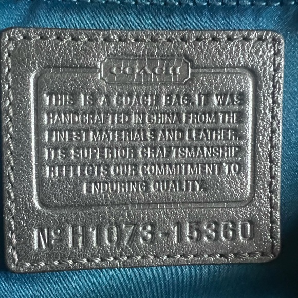 Coach Metallic Studded Shoulder Bag - Picture 4 of 7